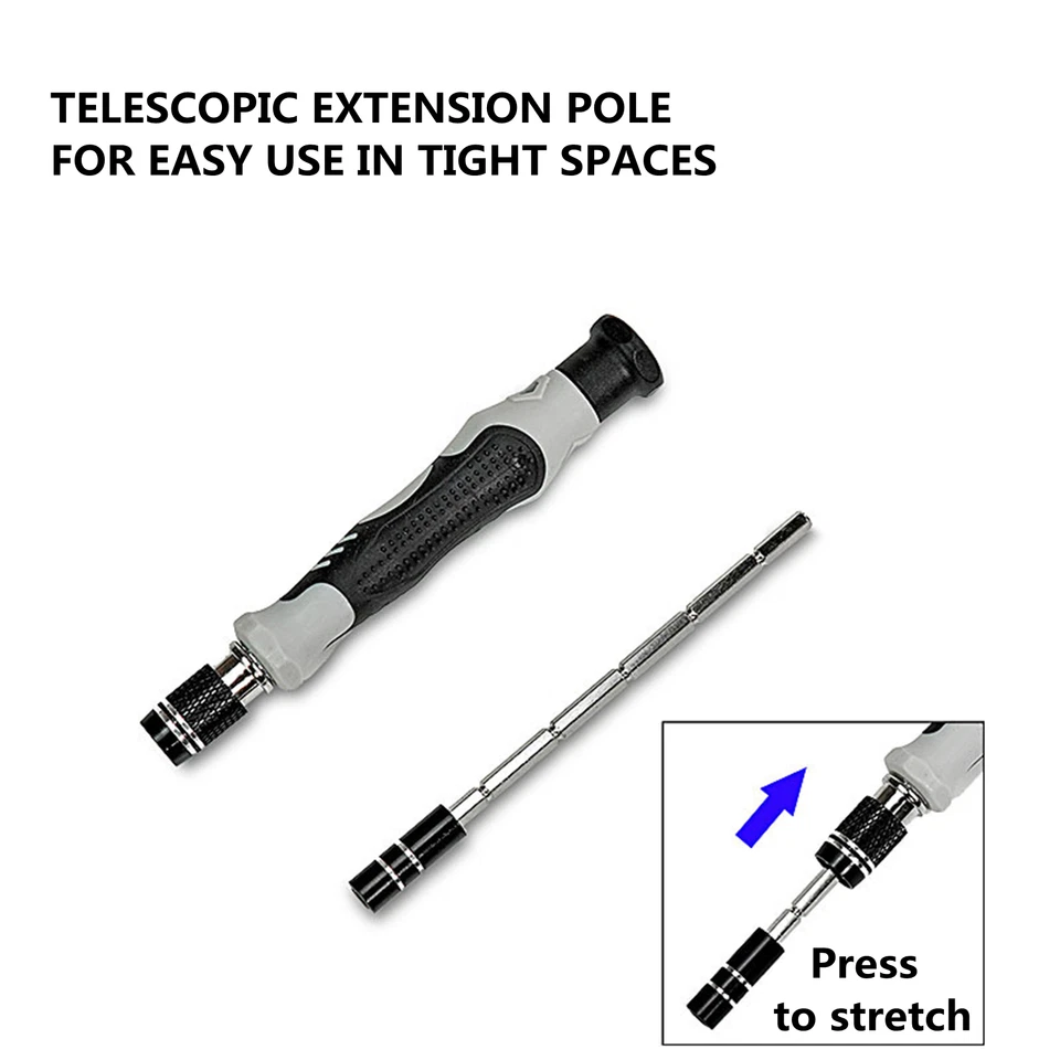 Juego de destornilladores pequeños 138 en 1 con estuche mini kit magnético con 108 brocas EE. UU. Foto 4 de 4