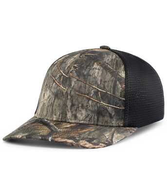 Pacific Headwear ORIGINAL P691 Unisex Mossy Oak Low-Profile Trucker PacFlex Cap