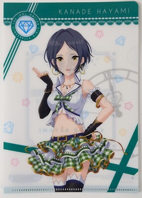 Idolmaster Cinderella Girls Kanade Hayami Anime Clear File Folder Bandai A5