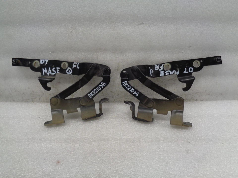 2005-2008 Maserati Quattroporte conjunto de dobradiça capô dianteiro esquerdo direito fabricante de equipamento original AK221036 - Imagem 2 de 4