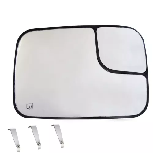 Passenger RH Side Heated Power Mirror Glass For 2005-2009 Dodge Ram 1500 2500