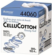 Graham Cellucotton Beauty Coil 100 Rayon Fiber 500 ft 44060  Dispenser Box 