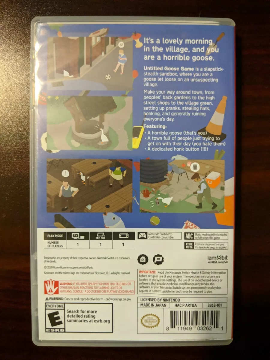 Untitled Goose Game Nintendo Switch Brand New Factory Sealed