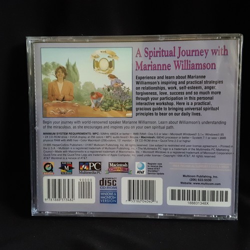 A Return To Love - Taller interactivo con Marianne Williamson - 1995 - CD-ROM - Imagen 2 de 2