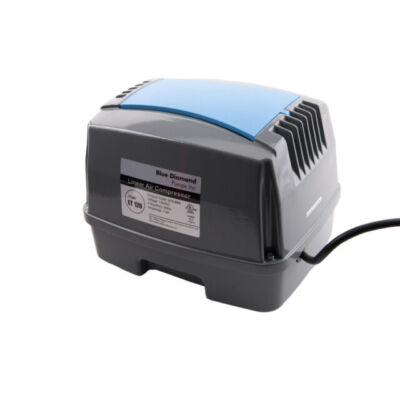 Blue Diamond ET 40 Linear Diaphragm Air Pump – Quiet 30W Pond Aeration & Septic Waste Decomposition Pump With 1.41 CFM, Weatherproof, 2-Year Warranty