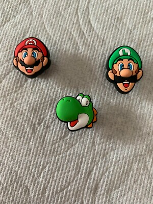 SUPER MARIO JIBBITZ MARIO JIBBITZ FITS CROCS LUIGI JIBBITZ LUIGI JIBBITZ 