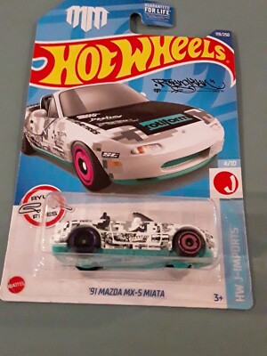 Hot Wheels - '91 Mazda MX-5 Miata *Ryu's Rides* - 2021 Mainlines