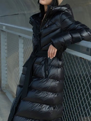 Mackage Women's Warm Long Hooded Down Jacket - Picture 14 of 19