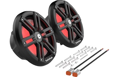 Rockford Fosgate M2-8B, M2 8'' Color Optix Marine 2-Way Speaker System, 250W