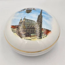 Stephansdom Church Porcelain Trinket Box Hassenpflug Vienna Austria