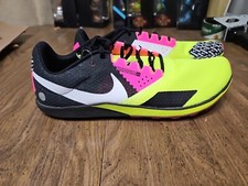 Nike Men  s 11 Rival XC 6 Cross-Country Spikes Volt/Black/Hyper Pink DX7999-700
