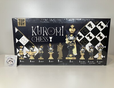 TOP TOY Authentic Sanrio Kuromi Chess Series Blind Box Figure Sealed Case of 8
