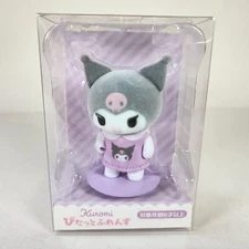 Sanrio Kuromi Pitatto Friends Mini Flocky 2" Doll Figure 2024