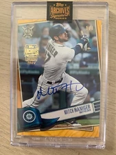 2021 Topps archives BL auto MITCH HANIGER #ed 1/1!! Seattle Mariners