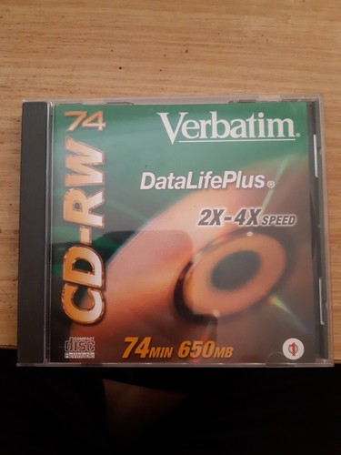 Verbatim CD-RW 74 - Cover Only