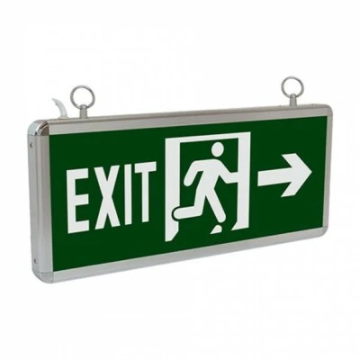 KAZANDJIEV EXIT Schild LED Notbeleuchtung Fluchtwegleuchte Notleuchte Notausgang Links/Rech