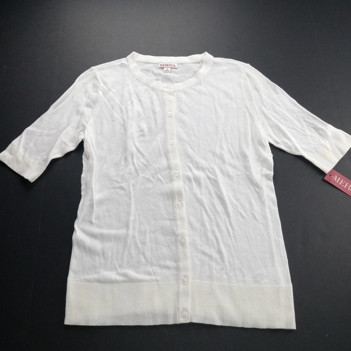 White half sleeve sweater cheap