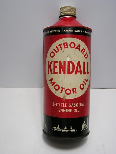 Vintage Kendall Outboard Motor Oil Can Bradford PA