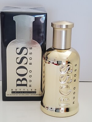 Hugo Boss BOTTLED 100ml Eau de Parfum Spray EDP  ''GOLD'' Lim. Edition Neu Folie
