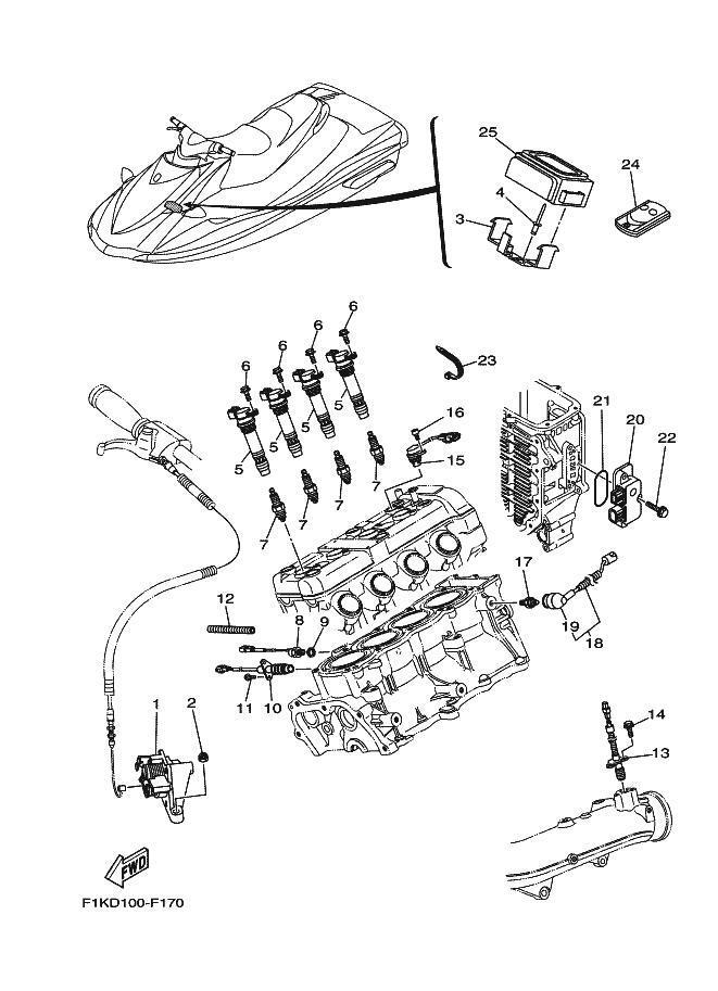 VXCruiser'08 OEM (ELECTRICAL-2) RECEIVER COMP Used [Y3583-08 VXCruiser'08 OEM (ELECTRICAL-2) RECEIVER COMP Used [Y3583-08