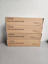 Ricoh 416890 Waste Toner Bottle MP C6003 Lot of 4