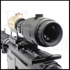 VECTOR OPTICS TACTICAL 4X MAGNIFIER SCOPE FOR RED DOT SIGHTS FLIP TO SIDE MOUNT