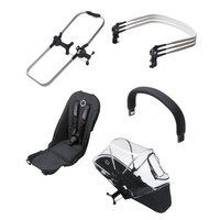 Bugaboo Donkey Duo Extension Set Alu/black, 44u2c Bugaboo Donkey Duo Extension Set Alu/black, 44u2c