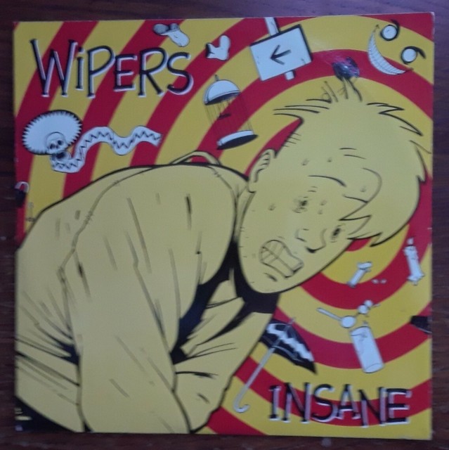 Wipers [Greg Sage] Insane/Resist 7" Black Vinyl Used 199596 Tim/Kerr