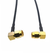 RF Cable RP-SMA elbow male to SMA plug RA RG316 6"~10FT GPS FPV Radio antenna