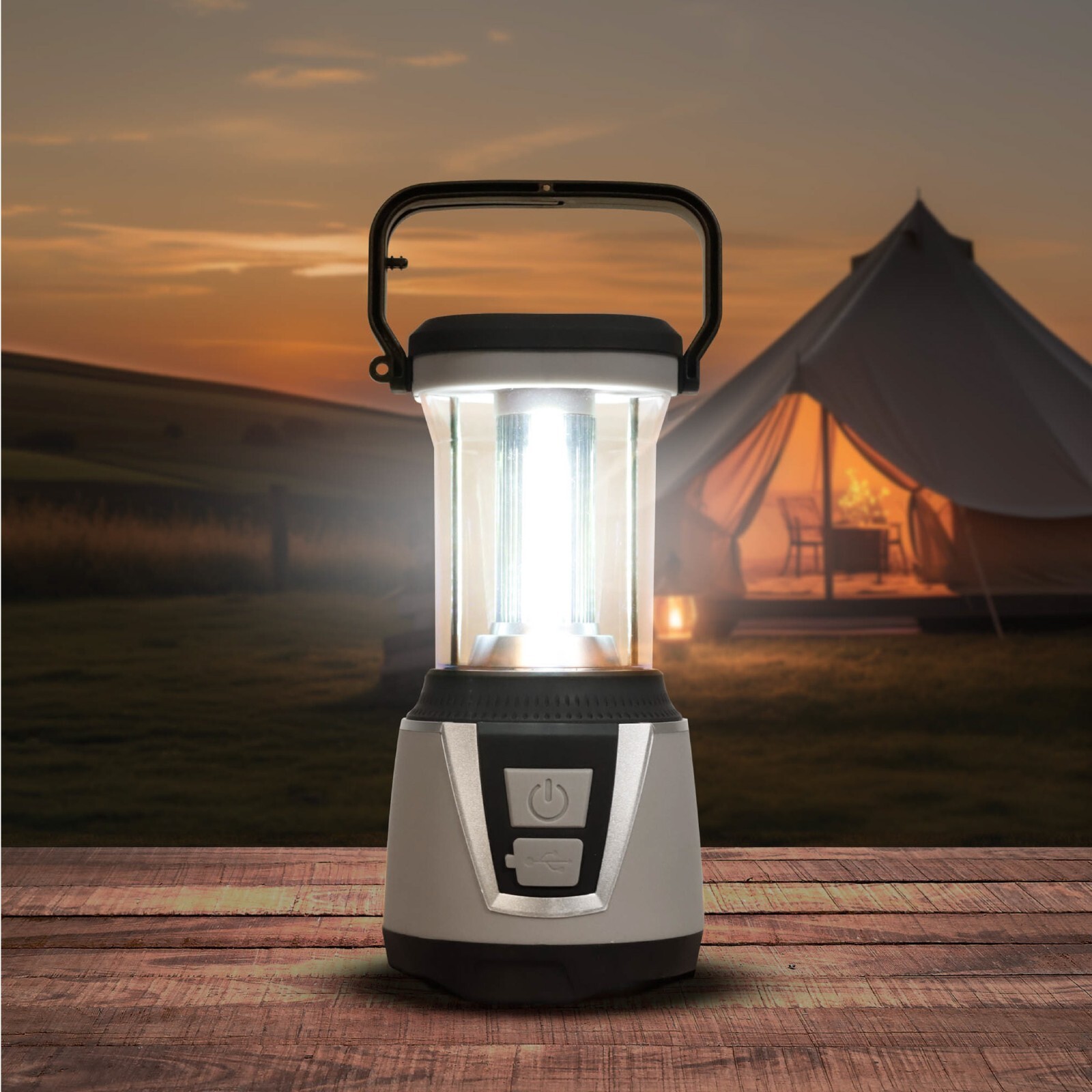 Streetwize 3W COB LED Rechargeable Camping Lantern Light