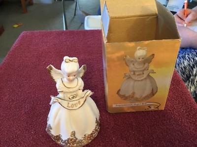 porcelain love angel bell 