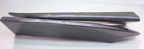 Fit for 08-11 MERCEDES BENZ W204 SEDAN REAR BUMPER Splitter Canard Carbon Fiber - Picture 2 of 3