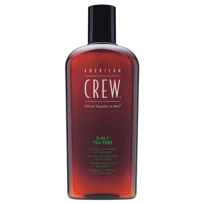 Shampoo AMERICAN CREW 3 In 1 TEA TREE Shampoo - Conditioner - Body Wash 100 Ml