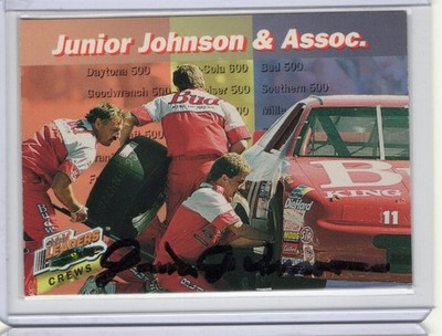 1994 Pro Set Junior Johnson SL57 NASCAR Signed Autographed Card