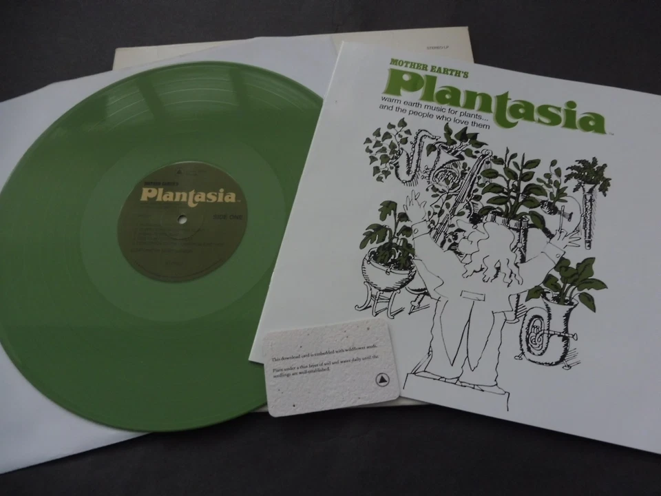 Mort Garson – Mother Earth's Plantasia 2019 USA LP GREEN VINYL ELECTRONIC MOOG - Image 3 of 4