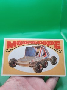 Vintage 1970 Way-Out Wheels Card - Moonscope - George Barris - Post Card