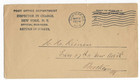 1908 POD Inspector In Charge - New York, NY Official Business Canceled Cover — photo 1