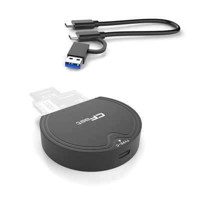 10Gbps CFast 2.0+SD Memory Card Reader USB3.2 Gen2 High Speed DATA Card Adapter