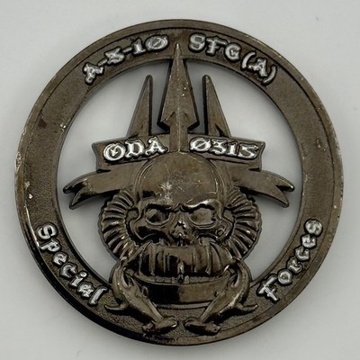 10th Special Forces Green Beret ODA 0315 Combat Diver Team Challenge Coin SFG SF