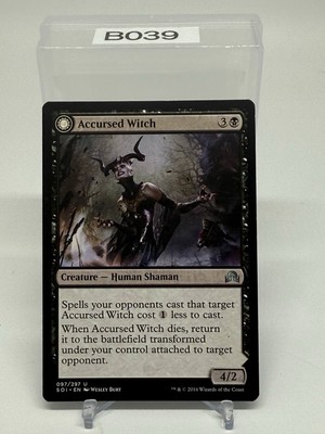1x Accursed Witch (097) Shadows over Innistrad LP MTG Magic the Gathering x1