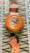 Swatch Beach Virgin SDG104 1994 Scuba 38mm Vintage Box Excellent Condition