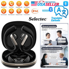 144 Languages Translator Earbuds Bluetooth Two-Way Real Time Smart Translation