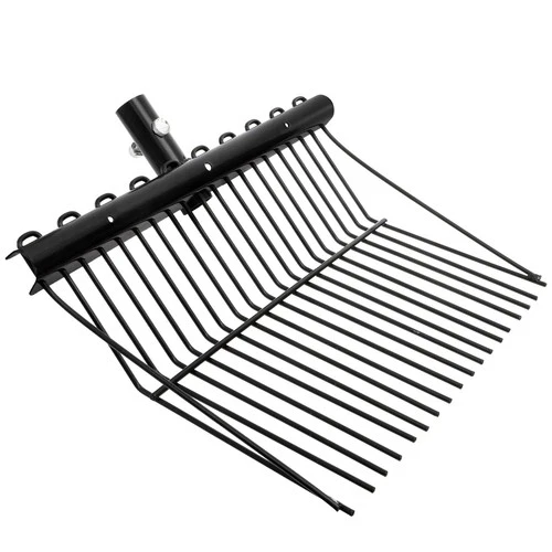 Cididu Pitch Manure Fork Head, Metal for Garden, Durable Black  - Picture 1 of 8