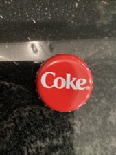 Coca-Cola Vintage Mini Glass Bottle Cap