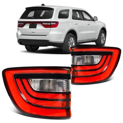 Pair Outer Full LED Tail Lights Assembly Fits 2014-2025 Dodge Durango Left+Right