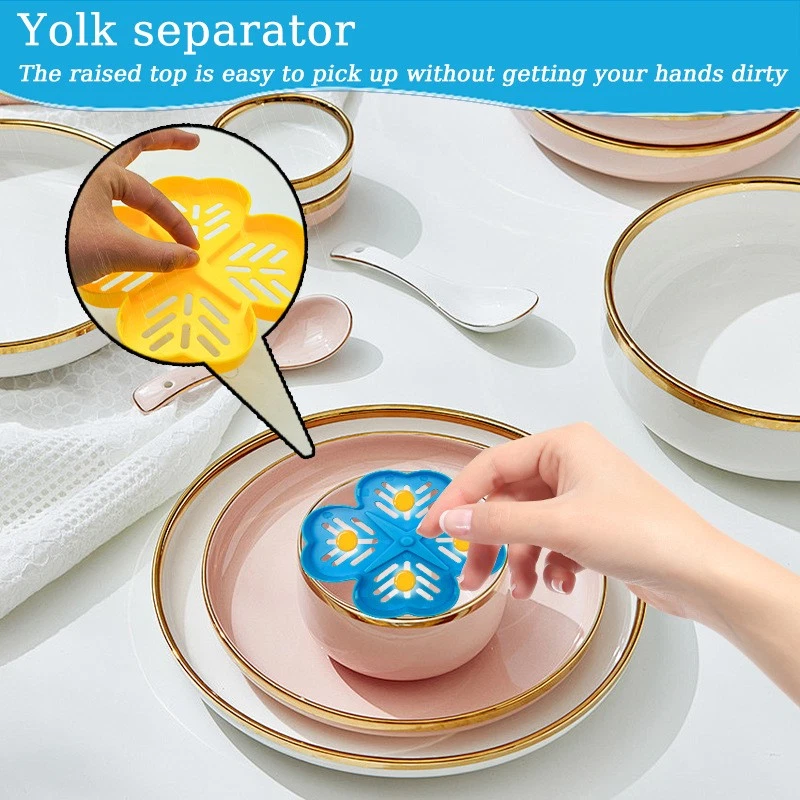 BPA-Free Non-Toxic Sturdy Compact Portable Efficient Reusable Egg Yolk Separator