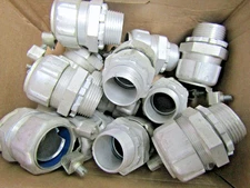 ✌️14) NEW T&B  1" EXTERNAL BONDING LIQUIDTIGHT STRAIGHT CONNECTOR ALUM LOT OF 14