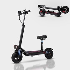 11'' Seated Electric Scooter for Adults Teens, 1200W 34 MPH Commuter E-Scooter