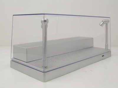 Display Case Modellismo Auto Scatola Trasparente Vetrina Per Modellini Auto In Scala 1:18 - Marchio Triple9 Vetrina Modelli Collezione Nera