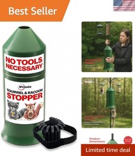 18-Inch Squirrel Baffle - No Tool Required, Durable Protection for Bird Feeders